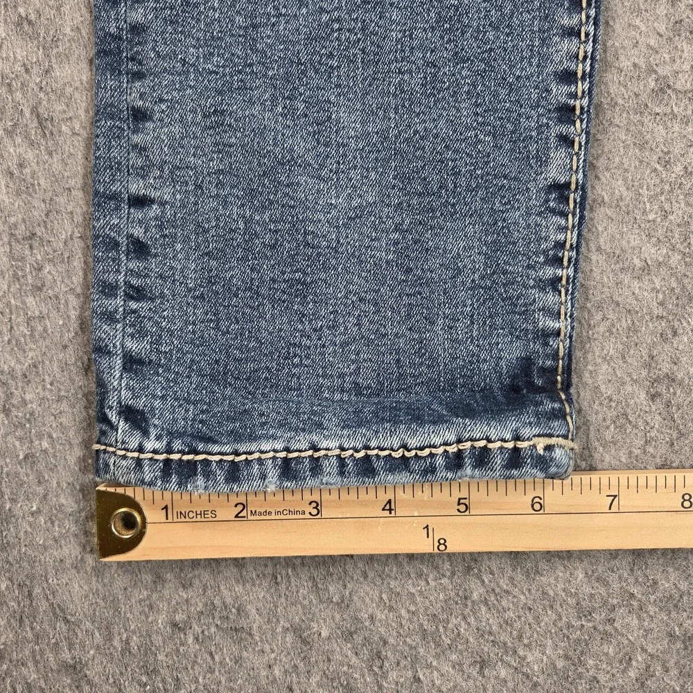 True Religion Rocco Relaxed Skinny Jeans Mens 30x30 (tag 30) Blue Wash Stretch